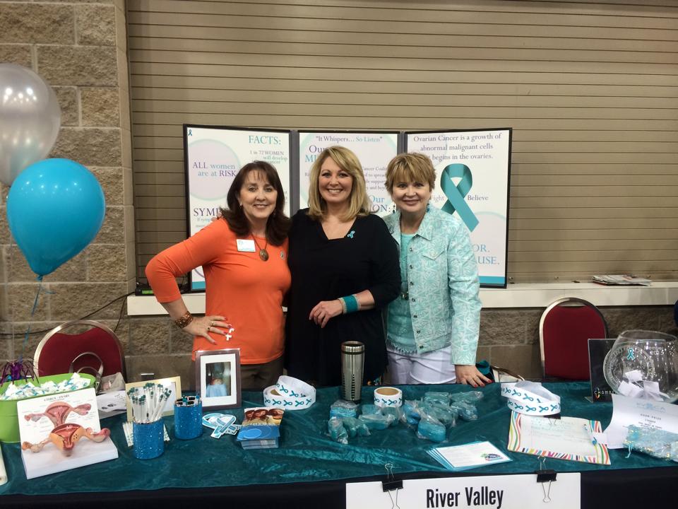 River Valley Ovarian Cancer Alliance at the 2015 Chamber of Commerce Expo