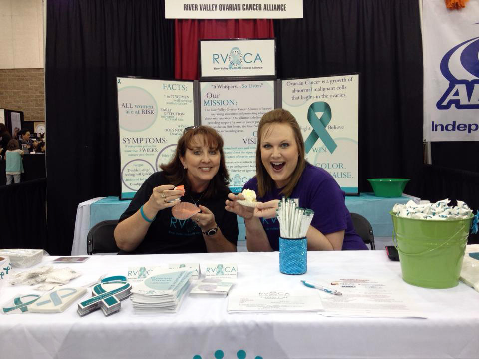 RIver Valley Ovarian Cancer Alliance at the 2015 Womens Living Expo Fort Smith AR