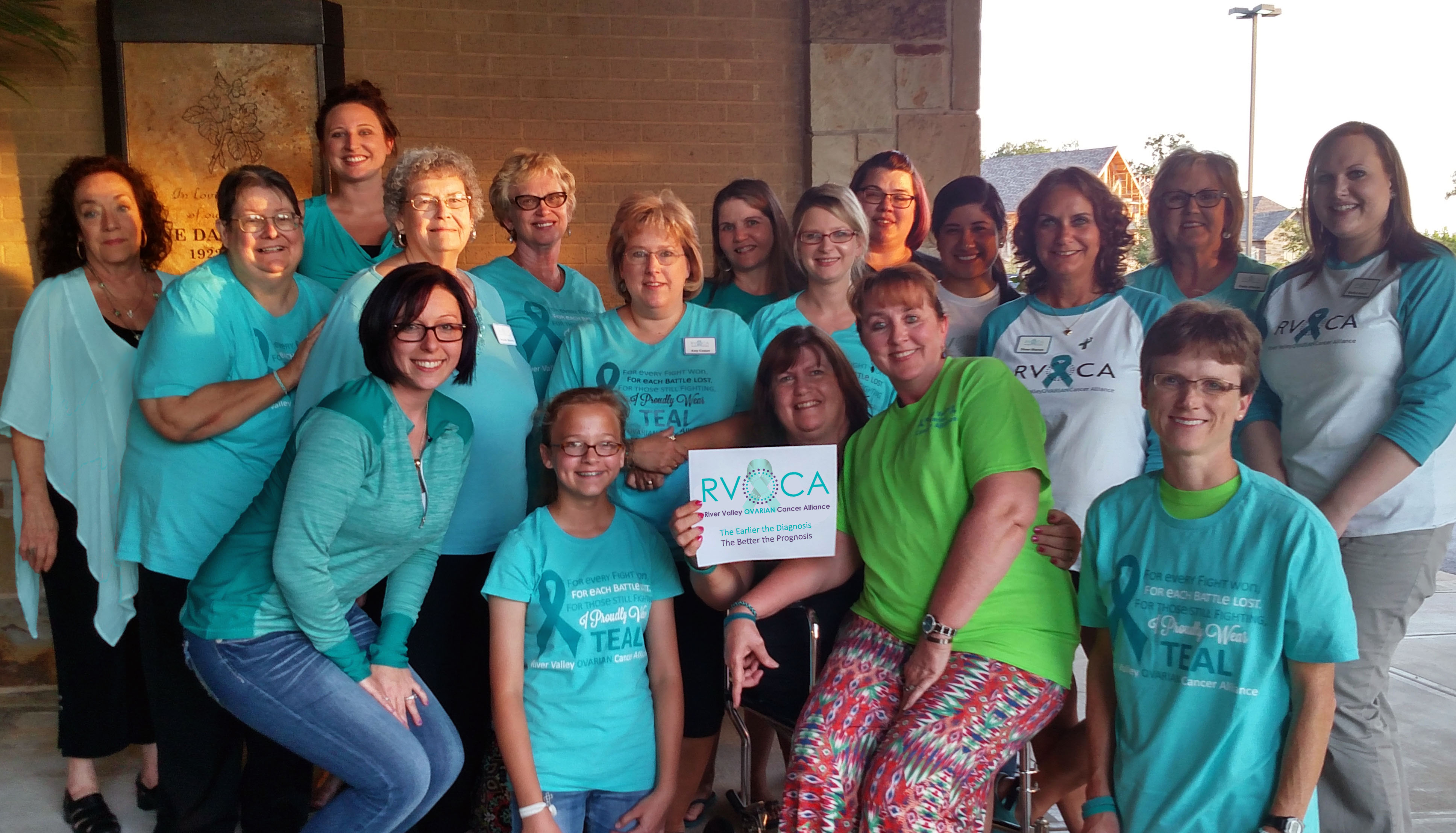 River Valley Ovarian Cancer Alliance Fort Smith Arkansas The Earlier the Diagnosis the Better the Prognosis